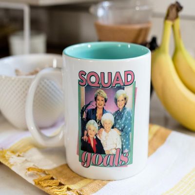 The Golden Girls "Squad Goals" Ceramic Mug  Holds 20 Ounces Image 2