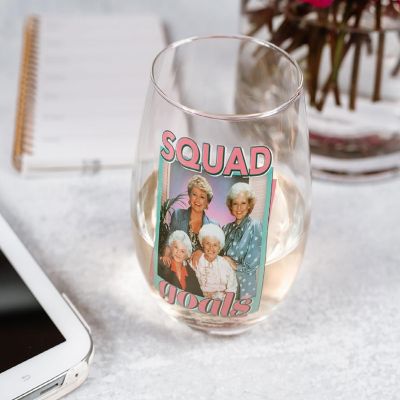 The Golden Girls "Squad Goals" Stemless Glass  Holds 20 Ounces Image 3
