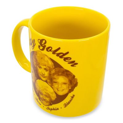 The Golden Girls "Stay Golden" Gold Ceramic Coffee Mug  Holds 20 Ounces Image 1