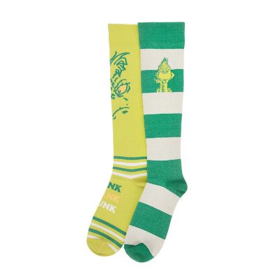 The Grinch Stink Stank Stunk Knee High Socks Image 1