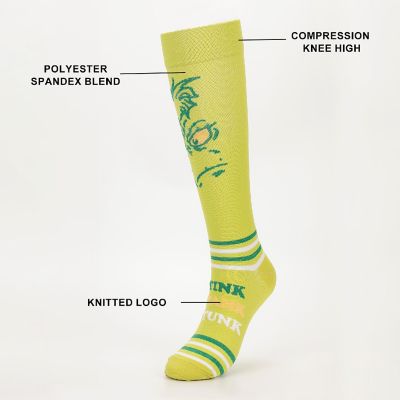 The Grinch Stink Stank Stunk Knee High Socks Image 2