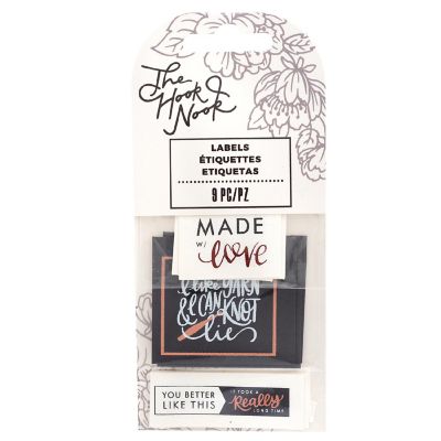 The Hook Nook Sew-On Project Labels-Cloth 9/Pkg Image 1