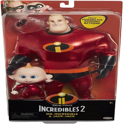 The Incredibles 2 Mr.Incredible & Jack-Jack Action Figure Pack Image 1