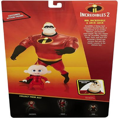 The Incredibles 2 Mr.Incredible & Jack-Jack Action Figure Pack Image 2