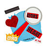 The Lord Looks at the Heart Magnet Craft Kit - Makes 12 Image 1