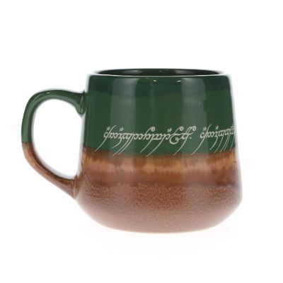 The Lord Of The Rings Elven Text Tapered Ceramic Pottery Mug  Holds 14 Ounces Image 1