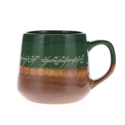 The Lord Of The Rings Elven Text Tapered Ceramic Pottery Mug  Holds 14 Ounces Image 2