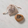 &#8220;The Lord Saves&#8221; Stones in Pouches - 12 Pc. Image 1