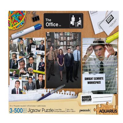 The Office 500 Piece Jigsaw Puzzle 3-Pack Image 1