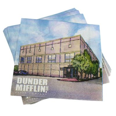The Office Dunder Mifflin Luncheon Napkins  16 Pack Image 1
