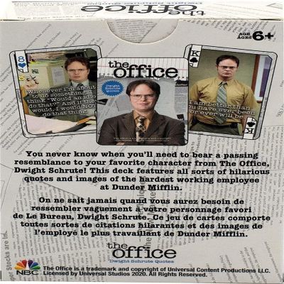 The Office Dwight Quotes Playing Cards  52 Card Deck + 2 Jokers Image 2