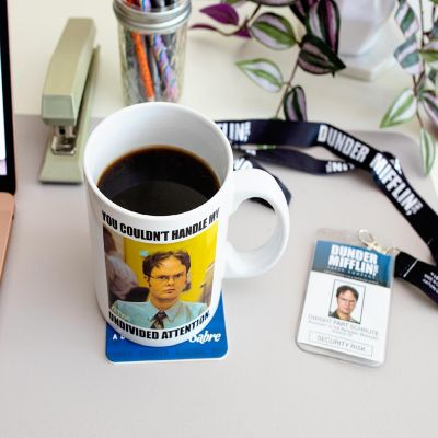 The Office Dwight Schrute "Undivided Attention" Ceramic Mug  Holds 20 Ounces Image 3