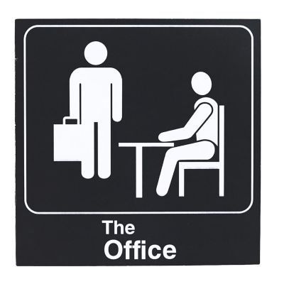 The Office Logo 6 x 6 Inch Wood Box Sign Image 1