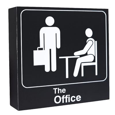 The Office Logo 6 x 6 Inch Wood Box Sign Image 1