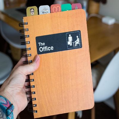 The Office Tabbed 288-Page Spiral Notebook Journal Image 1