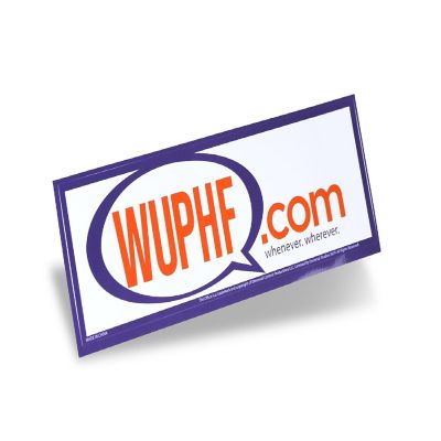 The Office WUPHF.com Sticker  8.25x2.75 Inch Image 2