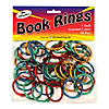 The Pencil Grip Book Rings, Assorted Colors, 50 Pack Per Pack, 2 Packs Image 1