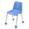 The Pencil Grip Chair Socks, Blue, 4 Per Pack, 6 Packs Image 1