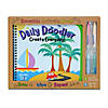 The Pencil Grip Daily Doodler Reusable Activity Book- Dino Cover, Includes 4 Wonder Stix Image 1