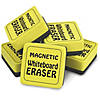 The Pencil Grip Magnetic Whiteboard Eraser, 2" x 2", Yellow, 12 Per Pack, 2 Packs Image 1