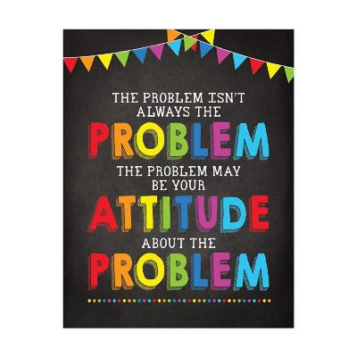 The Problem Is Your Attitude 8.5x11in Image 1