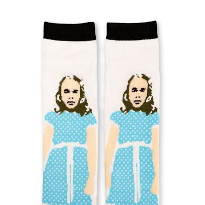 The Shining Collectibles  The Shining Exclusive Grady Twins White Crew Socks Image 1