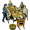 The Texas Chainsaw Massacre&amp;#8482; Dinner Scene Playset with Figures Image 1