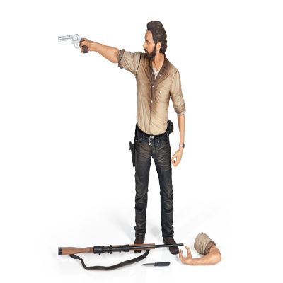 The Walking Dead Rick Grimes Deluxe Poseable Figure  Measures 10 Inches Tall Image 1