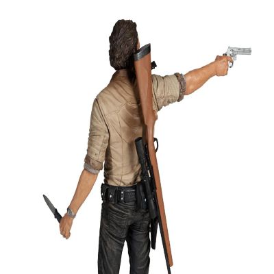 The Walking Dead Rick Grimes Deluxe Poseable Figure  Measures 10 Inches Tall Image 2