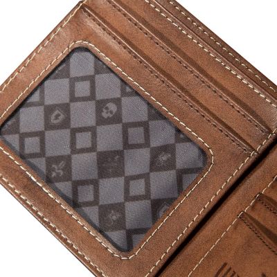 The Witcher 3 White Wolf Brown Bi-Fold Wallet Image 1