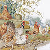 Thea Gouverneur Cross Stitch Kit 16ct Chickens Image 3
