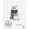 Thea Gouverneur Cross Stitch Kit Three Cats White Image 1