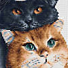 Thea Gouverneur Cross Stitch Kit Three Cats White Image 3