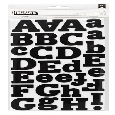 Thickers Foam Stickers 2/Pkg-Eric- Black Image 1