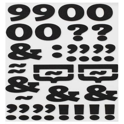 Thickers Foam Stickers 2/Pkg-Eric- Black Image 3