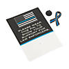 Thin Blue Line Awareness Pins with Card - 12 Pc. Image 1