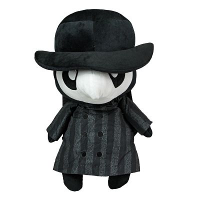 Things2Die4 Creepy Cute Plague Doctor Plushie Backpack Black Polyester Halloween Fashion Day Bag Image 3