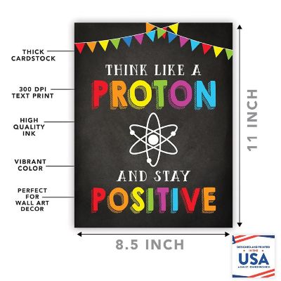Think Like a Proton Positive 8.5x11in Image 1