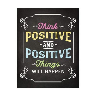 Think Positive Things Happen 8.5x11in Image 1