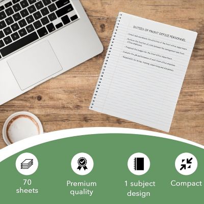Three Leaf 120 Ct.  5 X 7, Personal Notebook, Pack of 36 Image 2