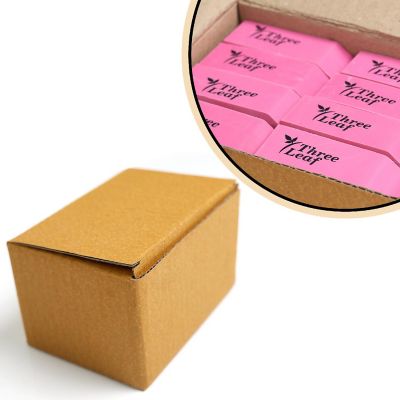 Three Leaf 4 Ct. Pink Bevel Eraser (Pack of 48) Image 2