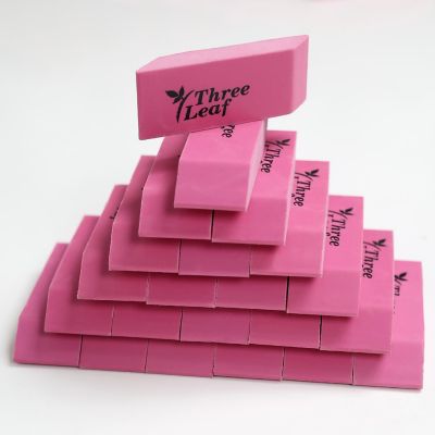 Three Leaf 4 Ct. Pink Bevel Eraser (Pack of 48) Image 3