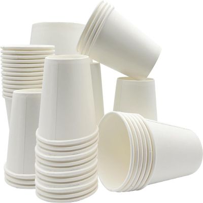 Three Leaf 6 Oz. Disposable Paper Cold Cups, (White) 1000 Ct. Image 1