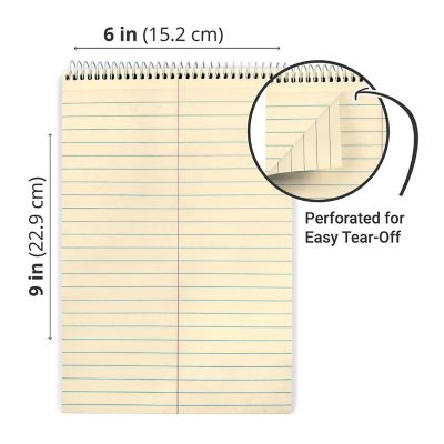 Three Leaf Steno Pad 6 X 9, 80 Sheets, Pack of 48 Image 1