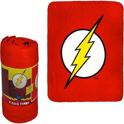 Throw Fleece, DC  - The Flash Logo Image 1