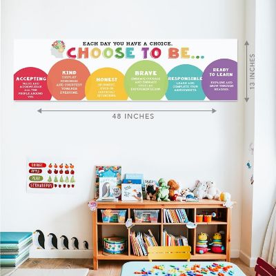 Throw Kindness Classroom Banner - 13 x 48 Inch Image 3