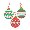 Thumbprint Christmas Ornament Craft Kit - Makes 12 Image 1