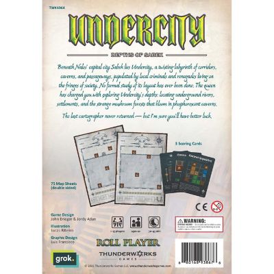 Thunderworks Games - Cartographers: Map Pack 3, Undercity Image 2