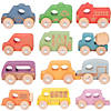 TickiT Rainbow Wooden Vehicles Image 1