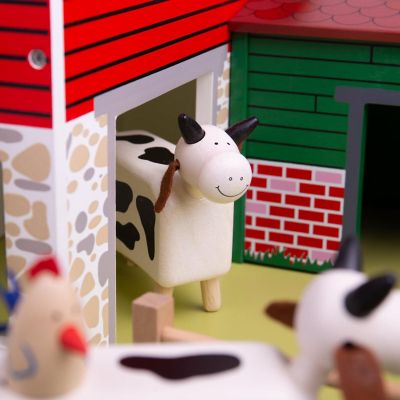 Tidlo, Wooden Farm Animal Set Image 3